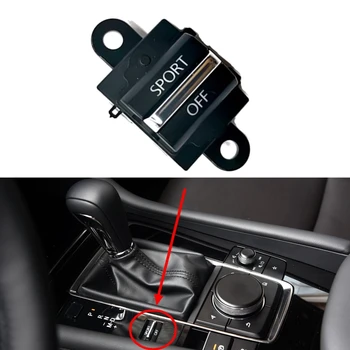 BDGF66YK0 Автомобильная Панель Переключения передач Управление Режимом привода Sport Кнопка Выключения Для Mazda 3 Axela 2019-2023 CX30 CX-30 2020-2023