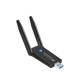 Wi-Fi Беспроводная сетевая карта USB 3,0 1300M Адаптер AC1300 с антенной для портативного ПК Мини-ключ