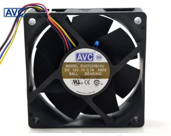 DV07020B12U 7020 70 мм 7 см DC 12V 0.7A вентилятор с двойным шарикоподшипником серверный инверторный вентилятор охлаждения для AVC