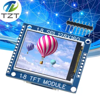 1,8 Дюймовый Последовательный SPI TFT ЖКмодуль Дисплей Адаптер печатной Платы IC 128x160 Точечная Матрица 3,3 V 5V IO Inerface Cmmpatible LCD1602 Для Arduino