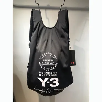 Новый Рюкзак Y-3 Y3 Yohji Yamamoto Darkness Signature Series, Популярный Рюкзак для фитнеса, Школьный рюкзак, модные бренды, Парный рюкзак