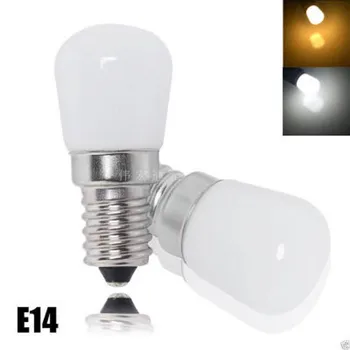 4 шт. Светодиодная Лампа для холодильника E14 E12 3 Вт Кукурузная лампа для Холодильника 220 В Светодиодная Лампа Холодного Белого/Теплого белого SMD2835 Заменяет Галогенные Лампы