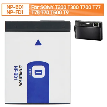 Сменный Аккумулятор для камеры NP-BD1 NP-FD1 Для SONY DSC-T2 TX1 T200 T300 T700 T77 T75 T70 T500 T900 T90 Цифровой Камеры 2.4 Втч