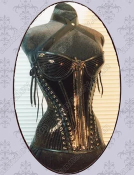Женский блестящий черный корсет из лакированной кожи со шнуровкой сбоку сзади, корсетные топы на бретелях для женщин