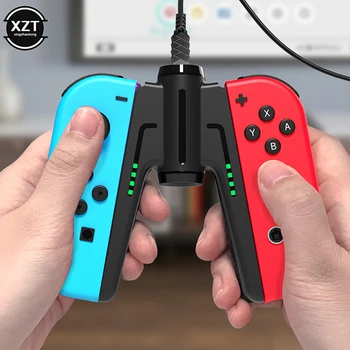 Мини-игровая док-станция для зарядки с портом Type-C USB C Для контроллера зарядного устройства Nintendo Nintendo Switch Joy Con Joycon