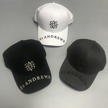Новая японская шляпа для гольфа St Andrews, мужской и женский цилиндр с вышитыми буквами, шляпа с утиным языком