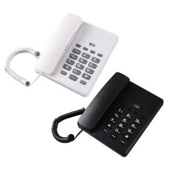 U75A HCD Мини-Телефон Фиксированный Стационарный Телефон Домашний Телефон Английский