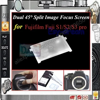 Двойной фокусировочный экран с разделением изображения на 45 градусов для Fujifilm Fuji S1/S2/S3 pro PR141
