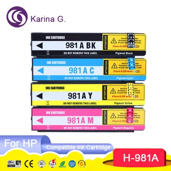 КГ.Для HP 981 981A Цветной Струйный картридж, совместимый с HP PageWide Enterprise Color 556xh/dn/586dn/f/z/E58650dn/MFP E55650