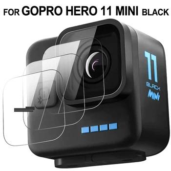 Защитная пленка из закаленного стекла для экрана GoPro Hero 11 Mini, черная защита объектива, Защитная пленка для аксессуаров Hero 11 Mini