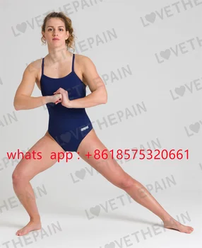 Женский цельный купальник Master Maxlife на тонком ремешке сзади, летний модный купальник для соревнований, тренировочный купальник для фитнеса