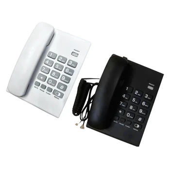 Стационарные телефоны Большая кнопка Стационарного телефона для офиса, отеля, дома, ванной комнаты X3UF