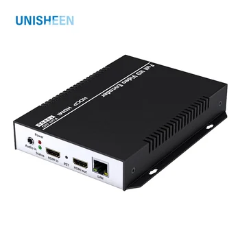 SRT RTMP UDP H.265 H.264 HDMI Коробка видеозахвата Потоковый Кодировщик с низкой частотой передачи IP