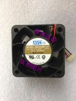 Для AVC DB04028B12H DC 12V 0.53A 4-проводной 4-контактный серверный квадратный вентилятор 40x40x28 мм