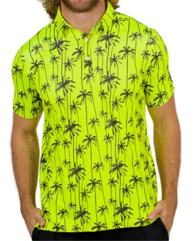 Футболка для гольфа, мужская модная рубашка поло с принтом, летняя рубашка для гольфа с короткими рукавами, повседневная рубашка для гонок F4, пляжный топ