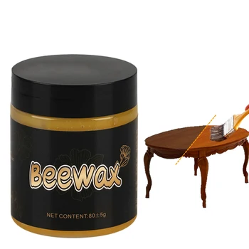 80 г Пчелиного воска для полировки мебели Натуральный пчелиный воск Для полировки и чистки деревянной мебели, напольного шкафа, Реставратора древесины