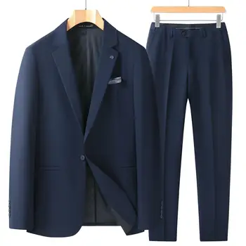 5552-Мужской костюм, корейская версия красивого повседневного пиджака, трендовый костюм-двойка