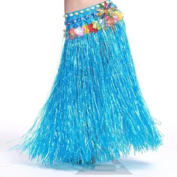 1шт 40 см-80 см однослойный женский гавайский костюм с юбкой Хула, женское танцевальное травяное платье для взрослых, Гавайи, пляж, Праздничные принадлежности для вечеринок