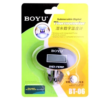 Boyu BT-06 Погружной Цифровой термометр, Аквариум, аквариум для морских рыб, аквариум для Рептилий и ящериц
