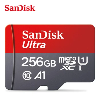 Карта памяти SanDisk A1 Ultra 256GB Mini SD Card 512GB tarjeta Micro TF Card 256GB Class 10 для Телефона, Планшета, Флэш-карты