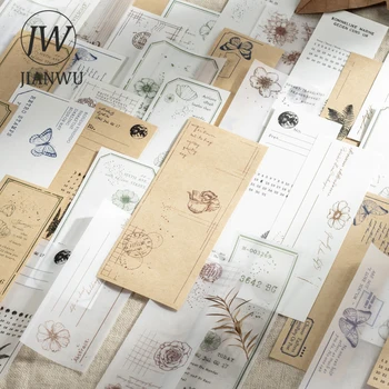 Серия JIANWU 30 листов бумаги Винтажная растительная тематика Материал Бумага Креативный журнал 
