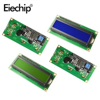 ЖК-модуль 16x2 IIC/I2C PCF8574 LCD1602 Экран дисплея, символьный ЖК-дисплей синий/зеленый blacklight 5V для Arduino MAEG2560