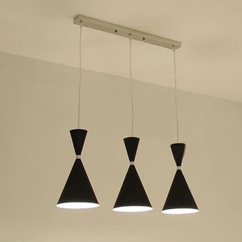 Современные алюминиевые подвесные светильники в стиле лофт, украшение дома, лампа E27, потолочные подвесные светильники