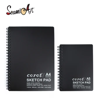 SeamiArt Альбом для рисования формата А4/А5, блокнот для рисования, Граффити, Дневник для эскизов в твердой обложке, Офисные школьные принадлежности