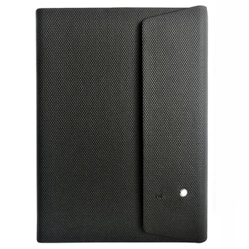Блокнот MSS Luxury Black Pattern MB с магнитной папкой Дизайн и качественные бумажные главы Уникальные канцелярские принадлежности для письма с отрывными листами