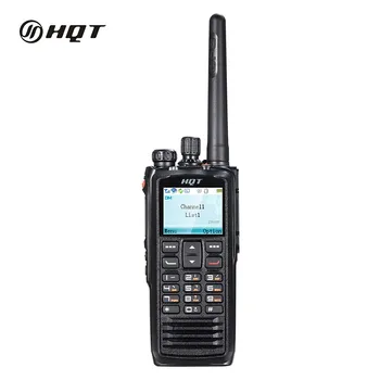 GPS DMR Двухстороннее радио, Радиосистема магистрали, Профессиональная портативная рация с большим TFT-экраном