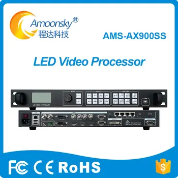 Универсальный светодиодный видеоконтроллер AMS-AX900SS С плавной поддержкой экрана, Модель Сохранения вызова, плавное переключение с помощью карты отправки MSD600