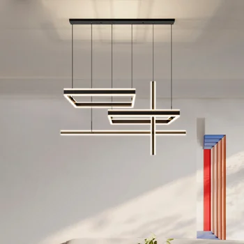 Светодиодный подвесной светильник Креативный скандинавский современный домашний декор кольцо столовая в помещении для гостиной подвесной светильник освещение гостиной nordic art