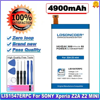 LOSONCOER LIS1547ERPC Аккумулятор 4900 мАч для SONY Xperia Z2A Z2 MINI Z2mini ZL2 SOL25 D6563