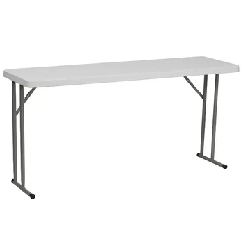 Кэтрин 5-футовый гранитный белый пластиковый складной тренировочный стол письменный стол складной стол настольный
