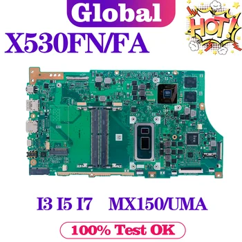 KEFU Тетрадь X530FN Материнская плата Для ноутбука ASUS X530FA X530F S530F S5300F Материнская плата С процессором I3 I5 I7 MX150/ОСНОВНАЯ ПЛАТА UMA