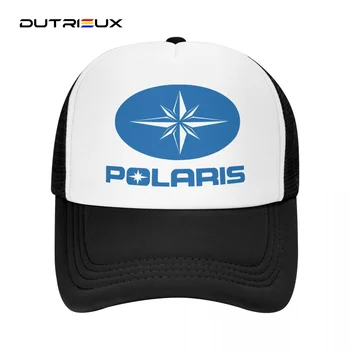 Повседневная бейсболка Polaris из однотонной сетки, Регулируемые шляпы Snapback Для женщин, мужчин, папы, шляпы дальнобойщика
