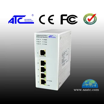 Модуль адаптивного коммутатора Ethernet 4 Порта Промышленный коммутатор Ethernet ATC-405U