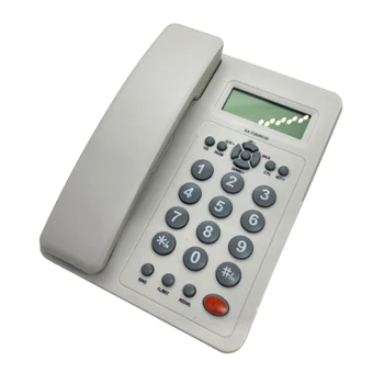 Проводной телефон с динамиком, стационарный телефон, Большая кнопка, стационарные телефоны с функцией идентификации вызывающего абонента