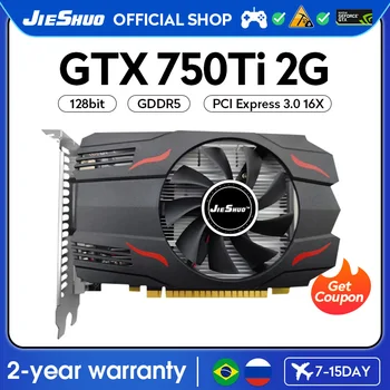Видеокарта NVIDIA JIESHUO GT 750 TI 2GB Видео PCI EXPRESS 3.0X16 GPU GDDR5 128Bit Дисплей GT750TI 2GB Офисный Бестселлер и т.д.