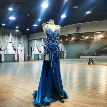 Комплект костюмов для танца живота для женщин, Индивидуальный костюм для соревнований по танцам живота для взрослых и детей, платье для восточных танцев
