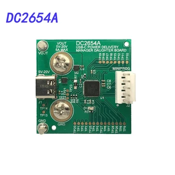 Дочерняя плата Avada Tech DC2654A USB-C Power Delivery Manager, Демонстрационная плата Analog Devices CYPD3125-40LQXIT