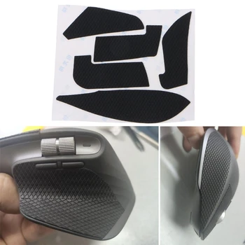 Ультратонкая противоскользящая наклейка для игровых мышей ручной работы, впитывающая пот, для мыши logitech MX Master 3, 1 комплект, черный