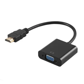 HDMI-совместимый Адаптер VGA Цифро-Аналоговый Аудио-Видео Кабель Конвертер Разъем VGA для ПК PS4 Ноутбук Chromebook TV Box