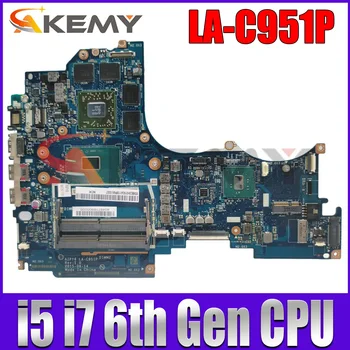 Материнская плата LA-C951P Для ноутбука Lenovo Y700-14ISK Материнская плата с процессором I5-6300HQ i7-6700HQ GPU V2G V4G