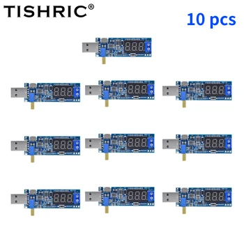 5-10 шт. TISHRIC DC-DC 5 В до 3,3 В/12 В USB Повышающий Преобразователь USB Повышающий/Понижающий Модуль Питания Регулируемый Выход DC 1,2 В-24 В